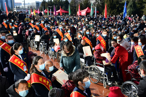 “冬助日”活动现场